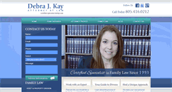 Desktop Screenshot of debrakaylaw.com