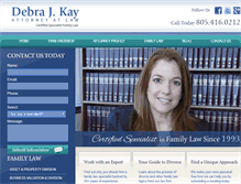 Tablet Screenshot of debrakaylaw.com